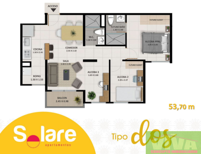 Apartamento en Venta en El Porvenir